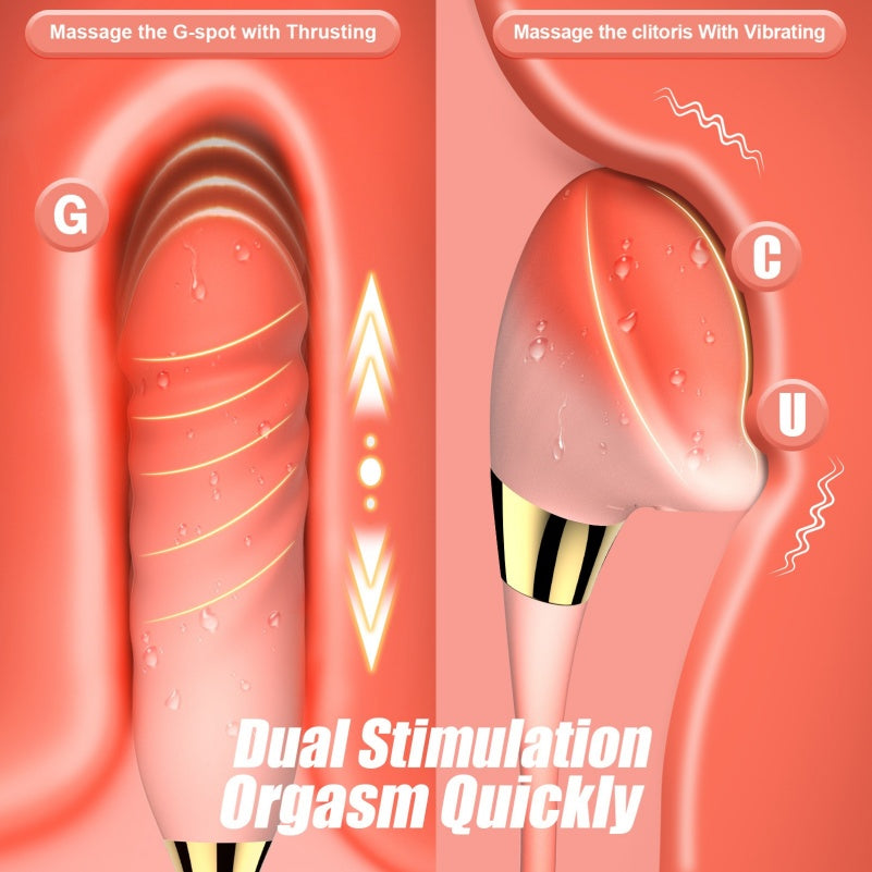 Insertable G-Spot Vibrating Magic Wand Fantasy Dildo – Suction Toy for Intense Clitoral Orgasms