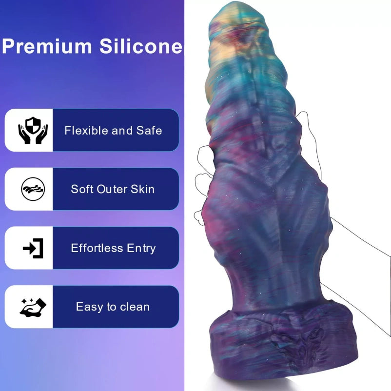 Hug Insertion Butt Plug Fantasy Horse Dildo - Female Masturbation Expansion Anal Silicone Toys
