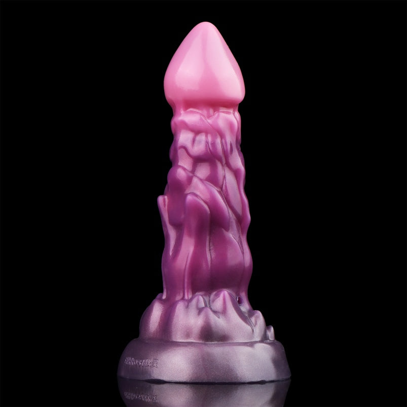 Inflatable Dragondildo Anal Butt Plug - Fantasy Pruple Dildo Vaginal Women Masturbation