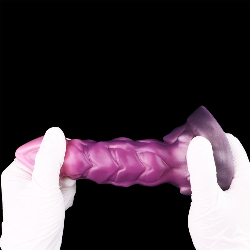 Inflatable Dragondildo Anal Butt Plug - Fantasy Pruple Dildo Vaginal Women Masturbation
