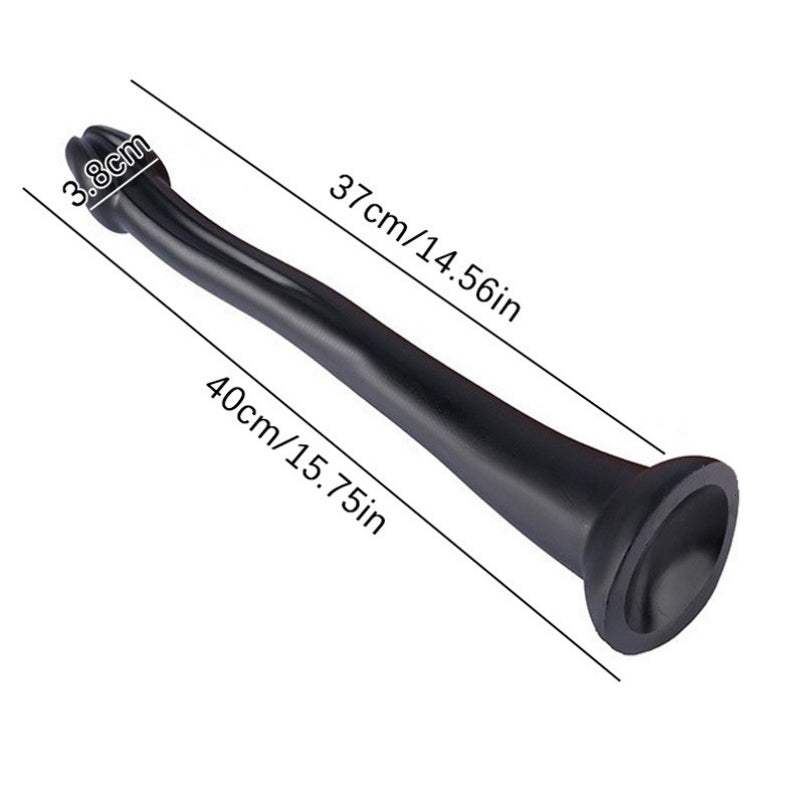 Gode anal extra-long noir Alien - Monsterdildo pour masturbation vaginale profonde