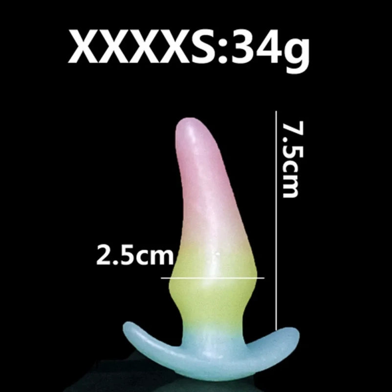 Gode anal fantaisie en silicone rose pêche – Gode ceinture BDSM pour tous les jours