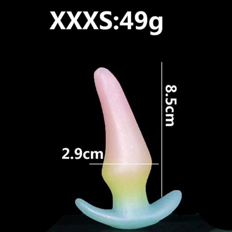 Gode anal fantaisie en silicone rose pêche – Gode ceinture BDSM pour tous les jours