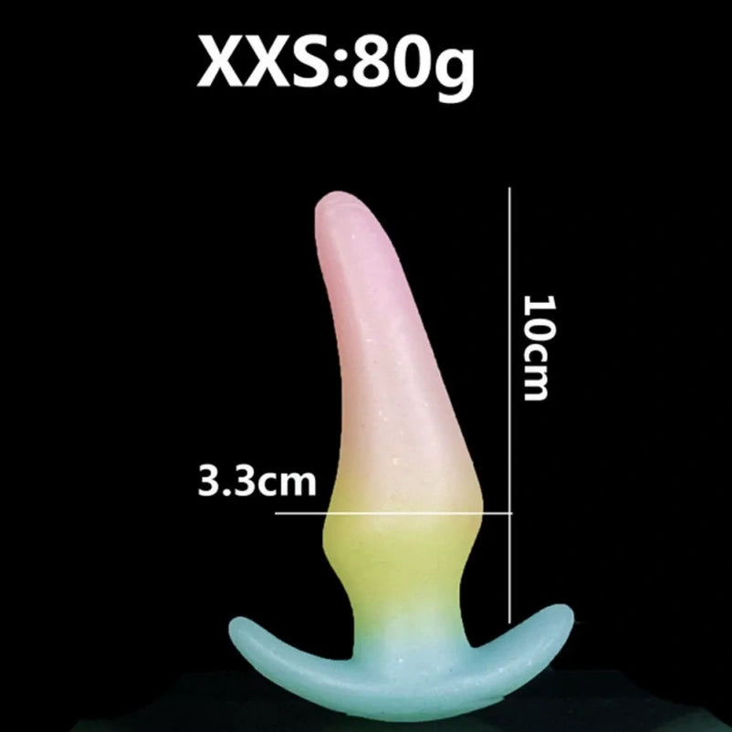 Gode anal fantaisie en silicone rose pêche – Gode ceinture BDSM pour tous les jours