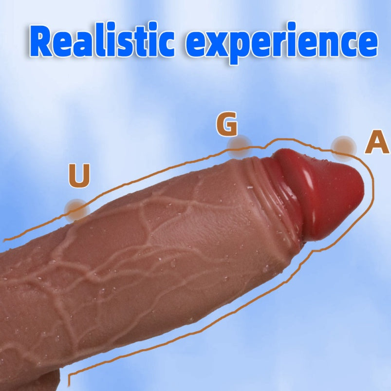 Gode anal épais et réaliste – Petit gland en silicone pour femme, masturbateur vaginal