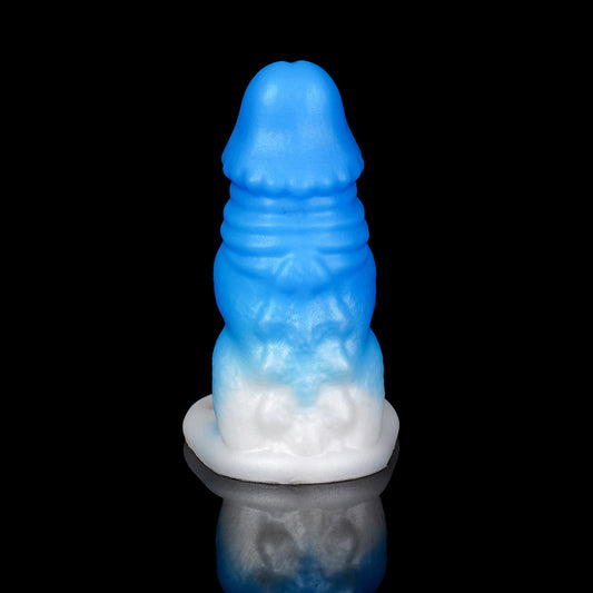 Luminous Big Girthy Silicone Penis Sleeve Enlarger - Realisticdildo Cock Ring Trainer Male Sex Toy