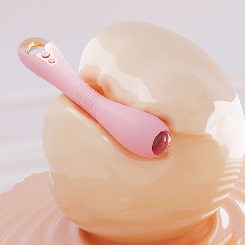 Endoskopischer vibrierender Dildo, Analspielzeug – 360° biegbarer Wärme-Endoskop-Vibrator, Masturbator für Frauen
