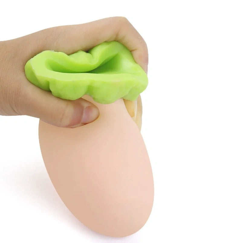 Gode en silicone chair Dragon Egg Fantasy Monster Fist - Plug anal insérable à expansion anale et vaginale