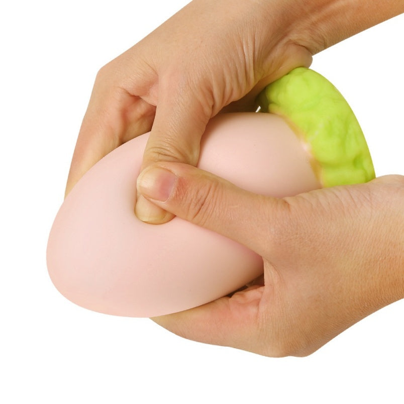 Gode en silicone chair Dragon Egg Fantasy Monster Fist - Plug anal insérable à expansion anale et vaginale