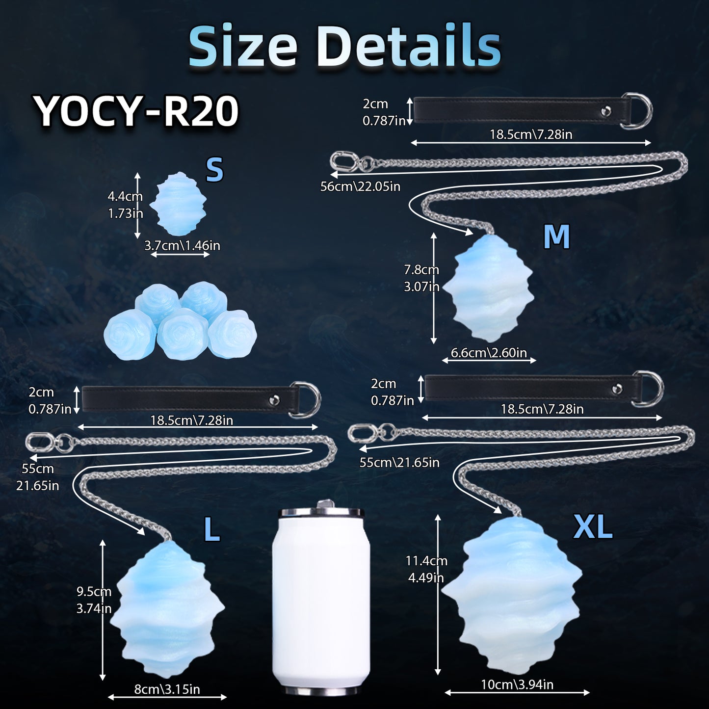 Platinum Silicone Anal Plug, Fist Dildo & Ball Gag in 4 Sizes — Spiral Marine Egg