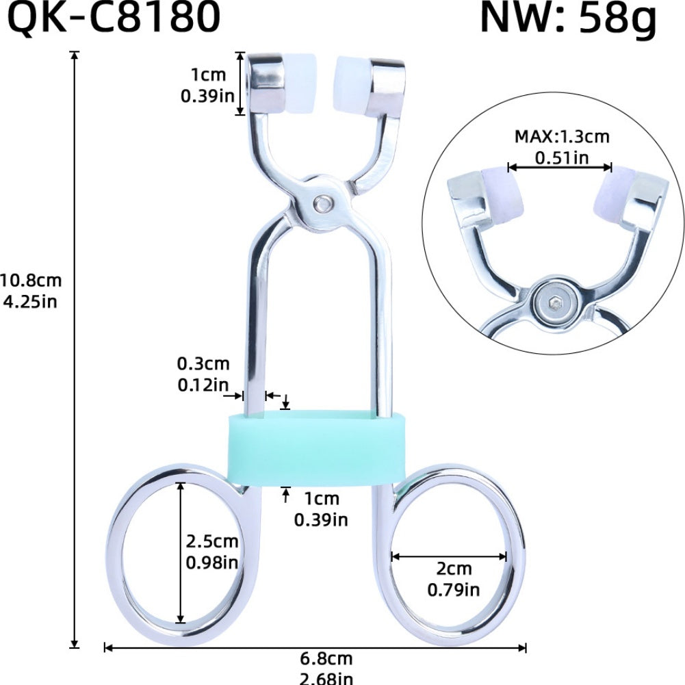 Stainless Steel Nipple Clamps - Couples BDSM Training and Dominant Sex Toys