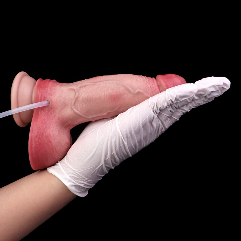 Squirting Dildo with Suction Cup – Realistic Silicone Strap-On for Vaginal Stimulation