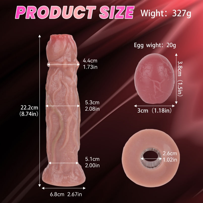 Fantasy Realistic Dildo Ovipositor – Einführwerkzeug für die Stimulation der Anal- und Vaginalerweiterung