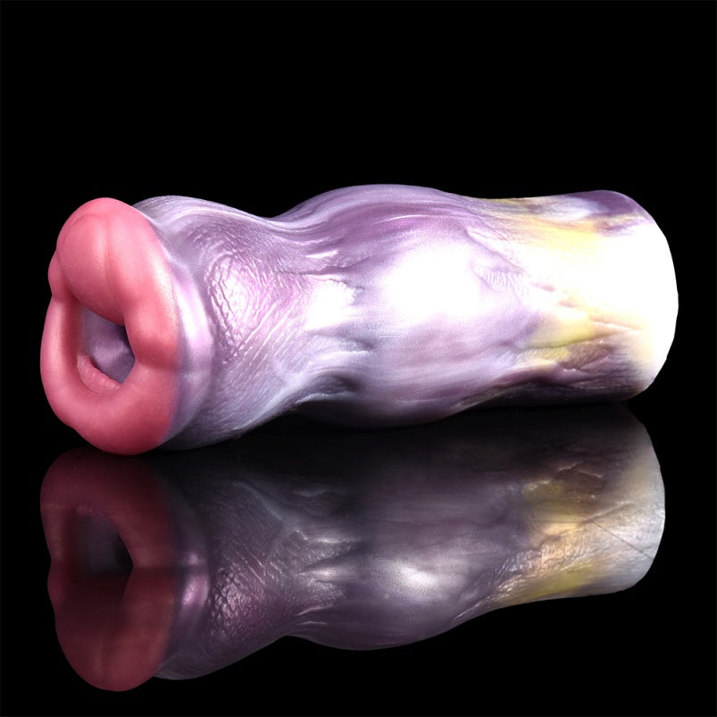 Fantasy Silicone Blowjob Pocket Pussy Masturbation Cup - Male Penis Massaging Enlargement Pump Toys