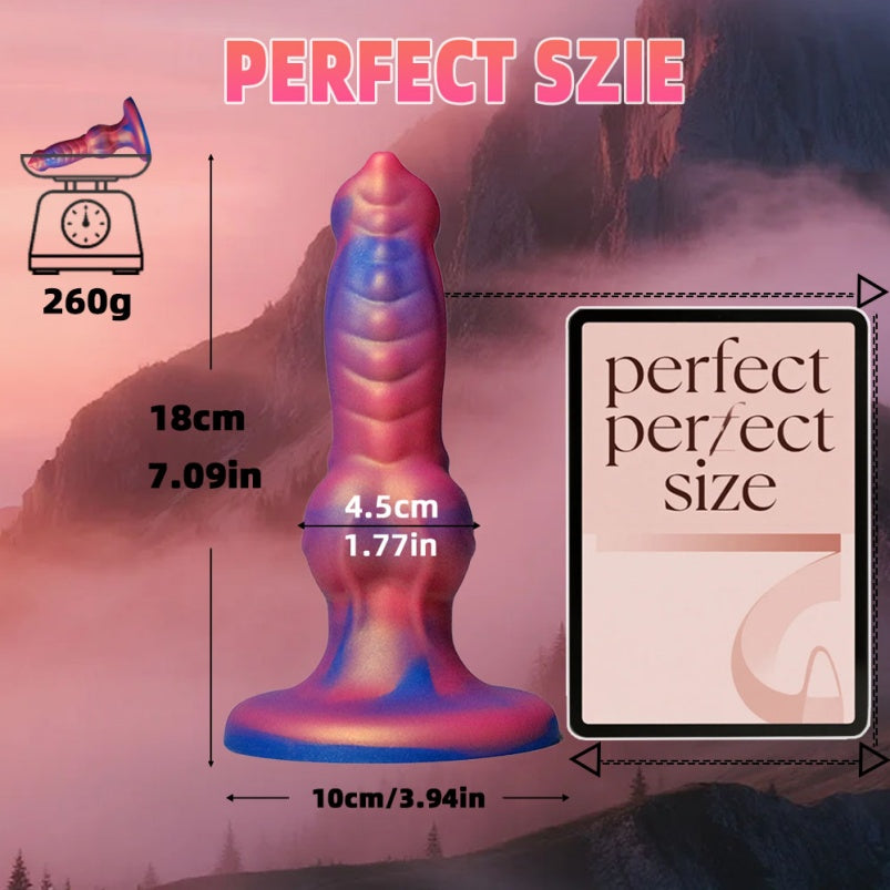 Gode réaliste pour chien Insertion Fantasy – Outil de stimulation pour l'expansion anale et vaginale