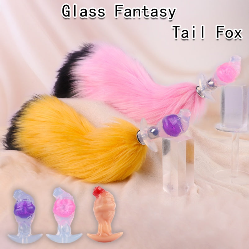 Fox Fantasy Realistischer Dildo Anal Plug – Strap-On Bondage Anal BDSM Fessel Sexspielzeug für Frauen