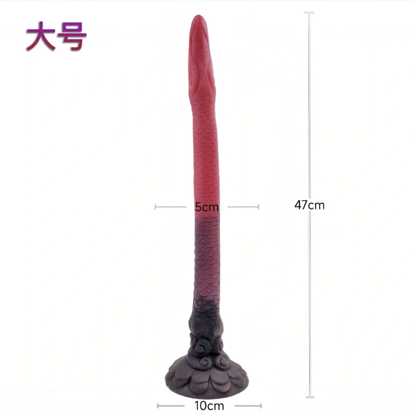 Fantasy Long Tentakel Dildo Butt Plug - Leuchtendes Silikon Analpeitsche Expansion Weibliches Sexspielzeug