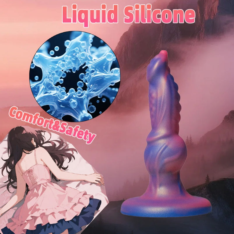 Gode réaliste pour chien Insertion Fantasy – Outil de stimulation pour l'expansion anale et vaginale