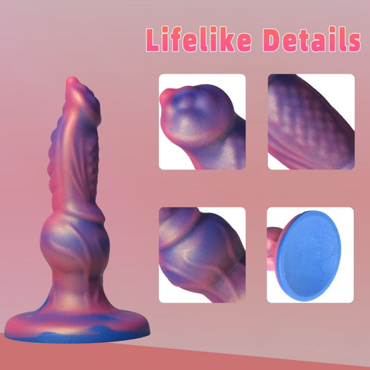 Insertion Fantasy Realistic Dog Dildo – Stimulation Tool for Anal and Vaginal Expansion