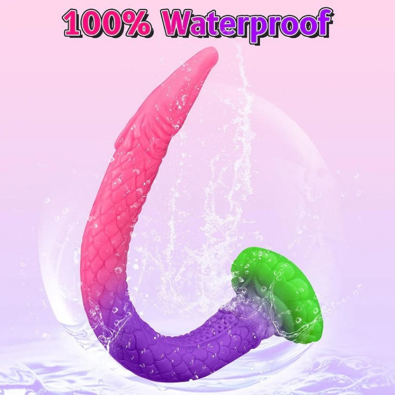 Fantasy Long Tentakel Dildo Butt Plug - Leuchtendes Silikon Analpeitsche Expansion Weibliches Sexspielzeug