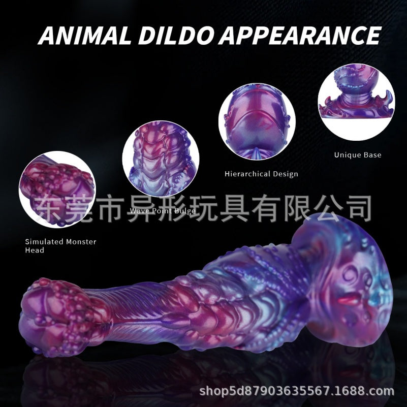 Gode anal Fist Fantasy Dog - Jouet sexuel anal aux couleurs vives, extensible pour femmes et hommes