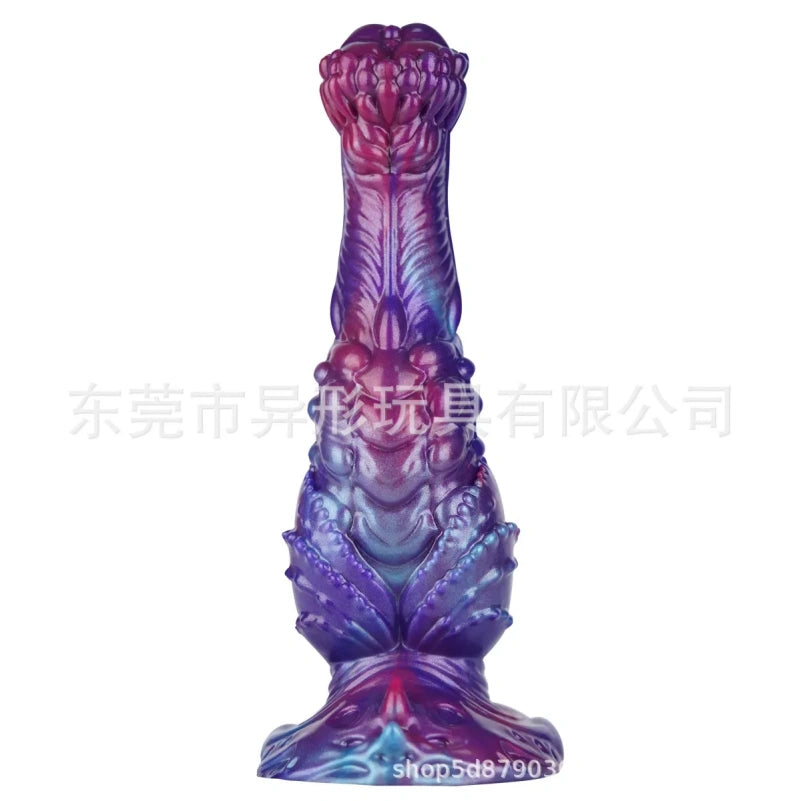 Gode anal Fist Fantasy Dog - Jouet sexuel anal aux couleurs vives, extensible pour femmes et hommes