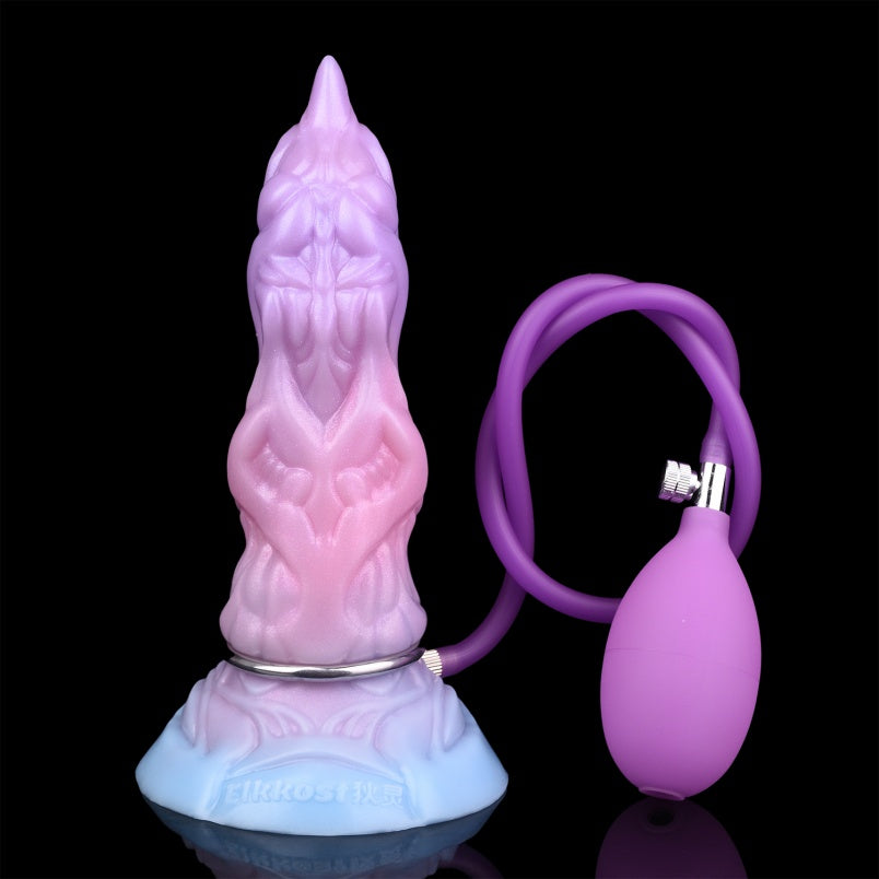 Inflatable Fantasy Drakes Dick Butt Plug - G-Spot Stimulation Insertable Sex Toys for Women