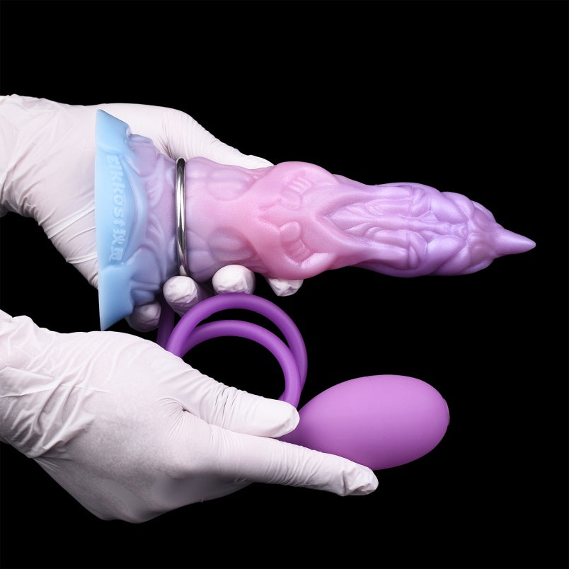 Inflatable Fantasy Drakes Dick Butt Plug - G-Spot Stimulation Insertable Sex Toys for Women
