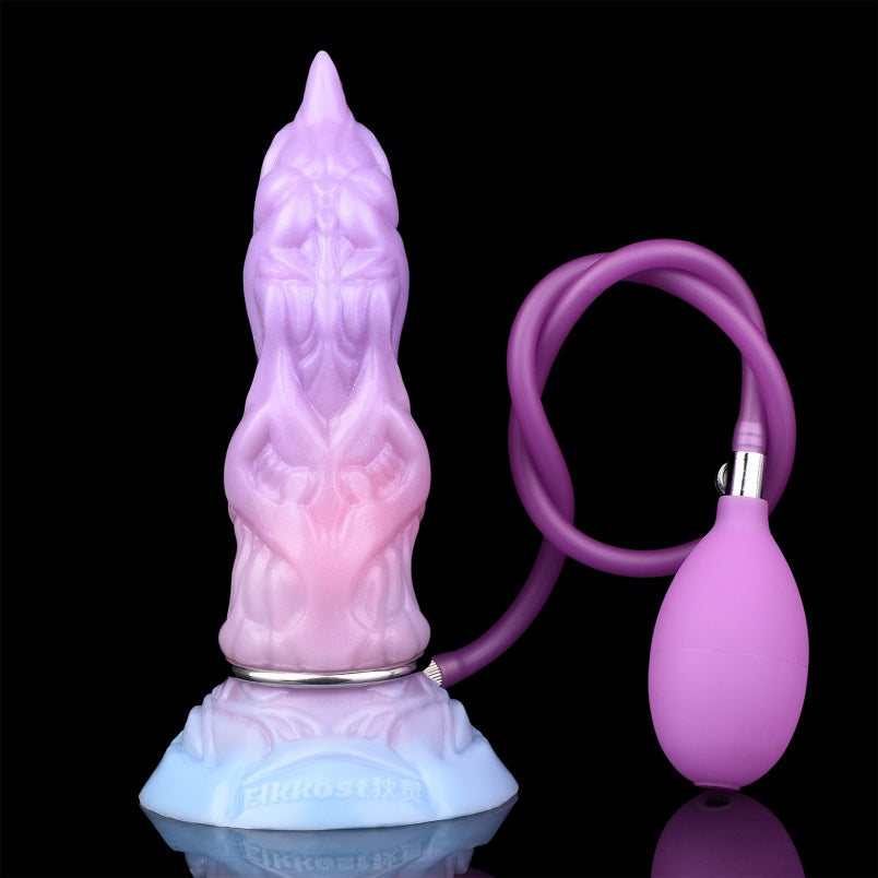 Inflatable Fantasy Drakes Dick Butt Plug - G-Spot Stimulation Insertable Sex Toys for Women