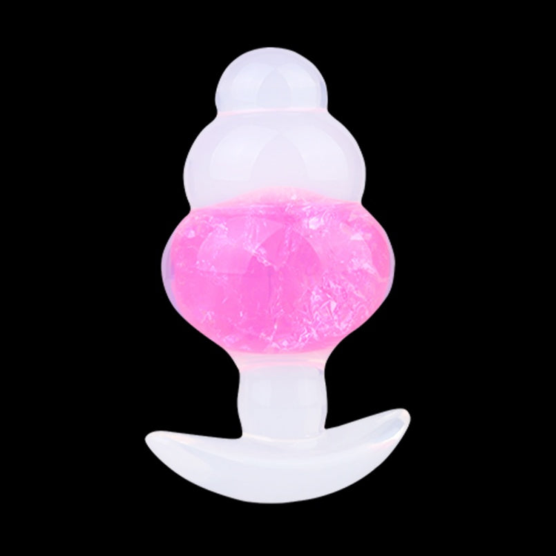 Jelly Silicone Butt Plug Fantasy Dildo – Ankerdesign für Stabilität und körpergerechte Passform