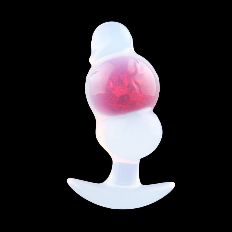 Dual-Orb Fantasy Silicone Butt Plug Dildo – Anchor Base, Contour-Hugging Pleasure Tool
