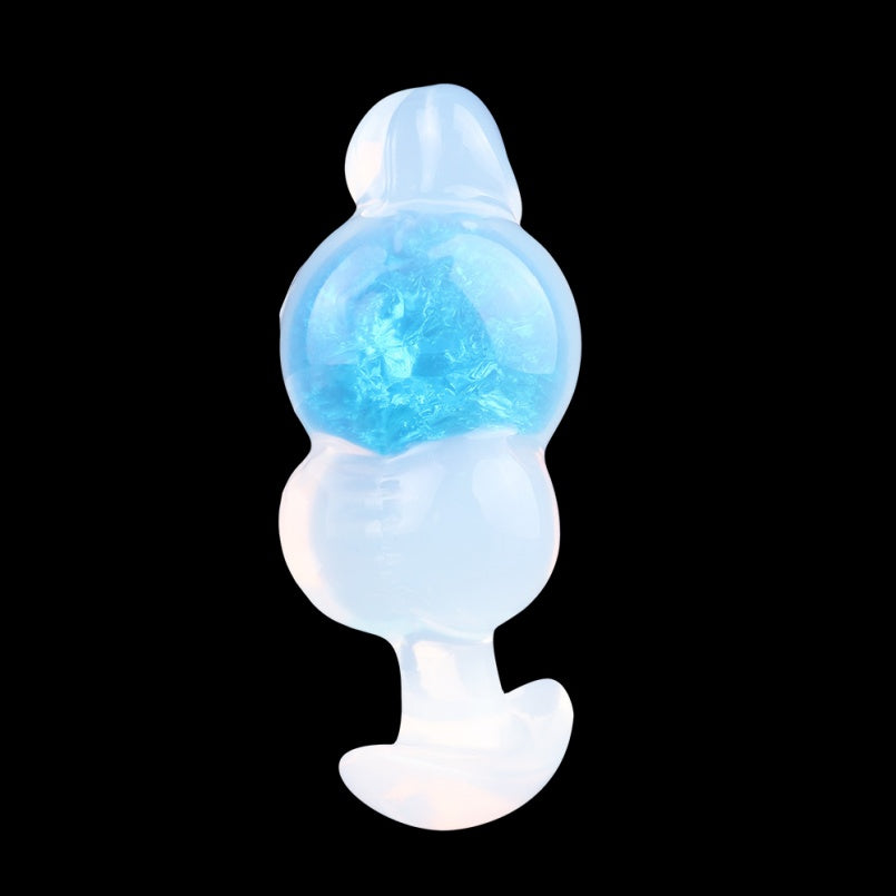 Dual-Orb Fantasy Silicone Butt Plug Dildo – Anchor Base, Contour-Hugging Pleasure Tool