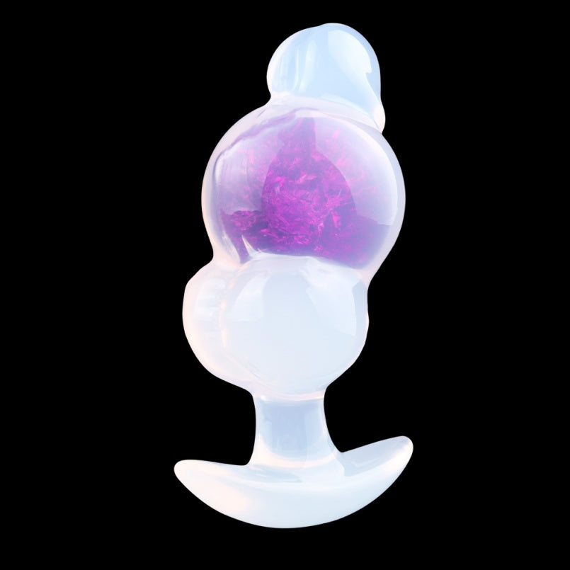 Dual-Orb Fantasy Silicone Butt Plug Dildo – Anchor Base, Contour-Hugging Pleasure Tool
