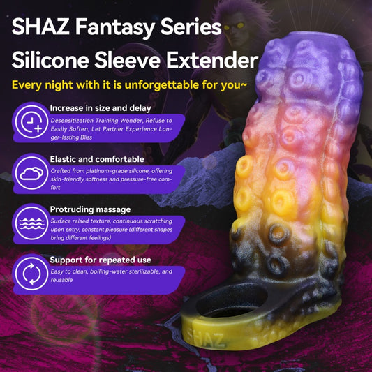 Heavy Silicone Penis Sleeve – Fused with Bugcore Fantasy & Brutal Expansion
