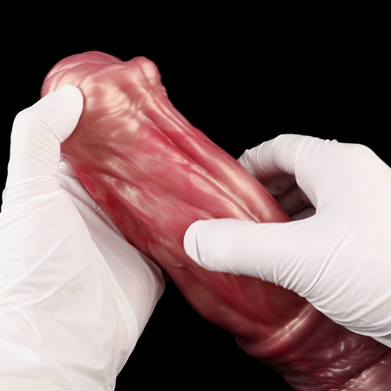 Realistic Fantasy Horse Dildo with Knot – Double-Layer Silicone Animal Cock for Deep Vaginal & Anal Filling