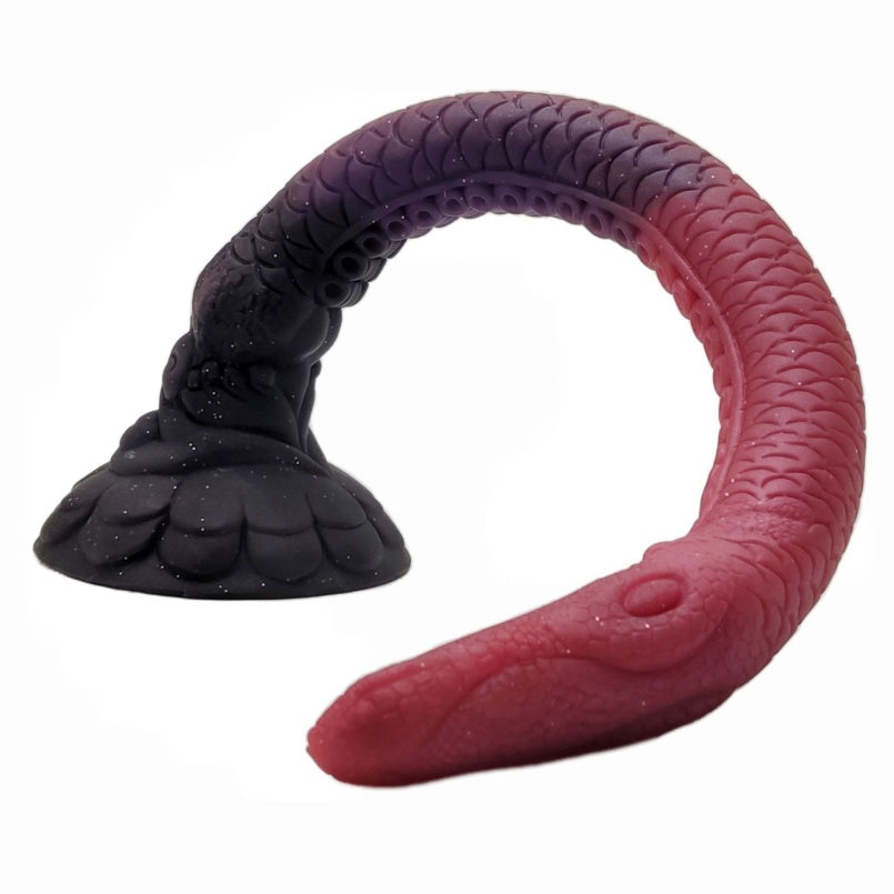 Plug anal extra-long Fantasy Drakes Dick – Outil d'expansion anale unisexe avec éléments dragon