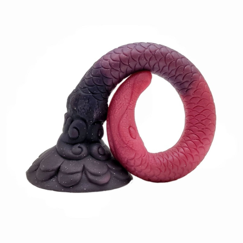 Plug anal extra-long Fantasy Drakes Dick – Outil d'expansion anale unisexe avec éléments dragon