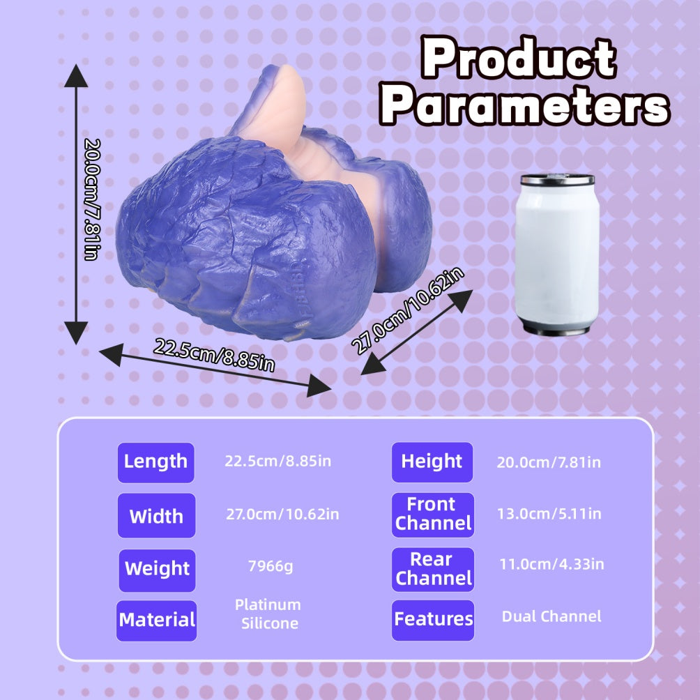 Ignia Dragon Butt Pocket Pussy – Dual-Channel Alien Mini Sex Doll Masturbator | Platinum Silicone