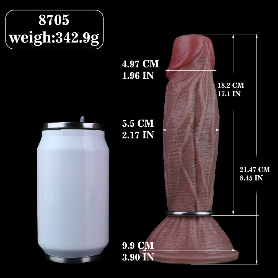 Realistischer Ovipositor Dildo – Platin-Silikon Fantasy-Dildo mit Eiablagefunktion