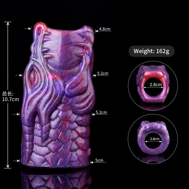Fantasy Silicone Dragon Penis Sleeve Sheath – Fierce to Revitalize Male Sex Toys Performance