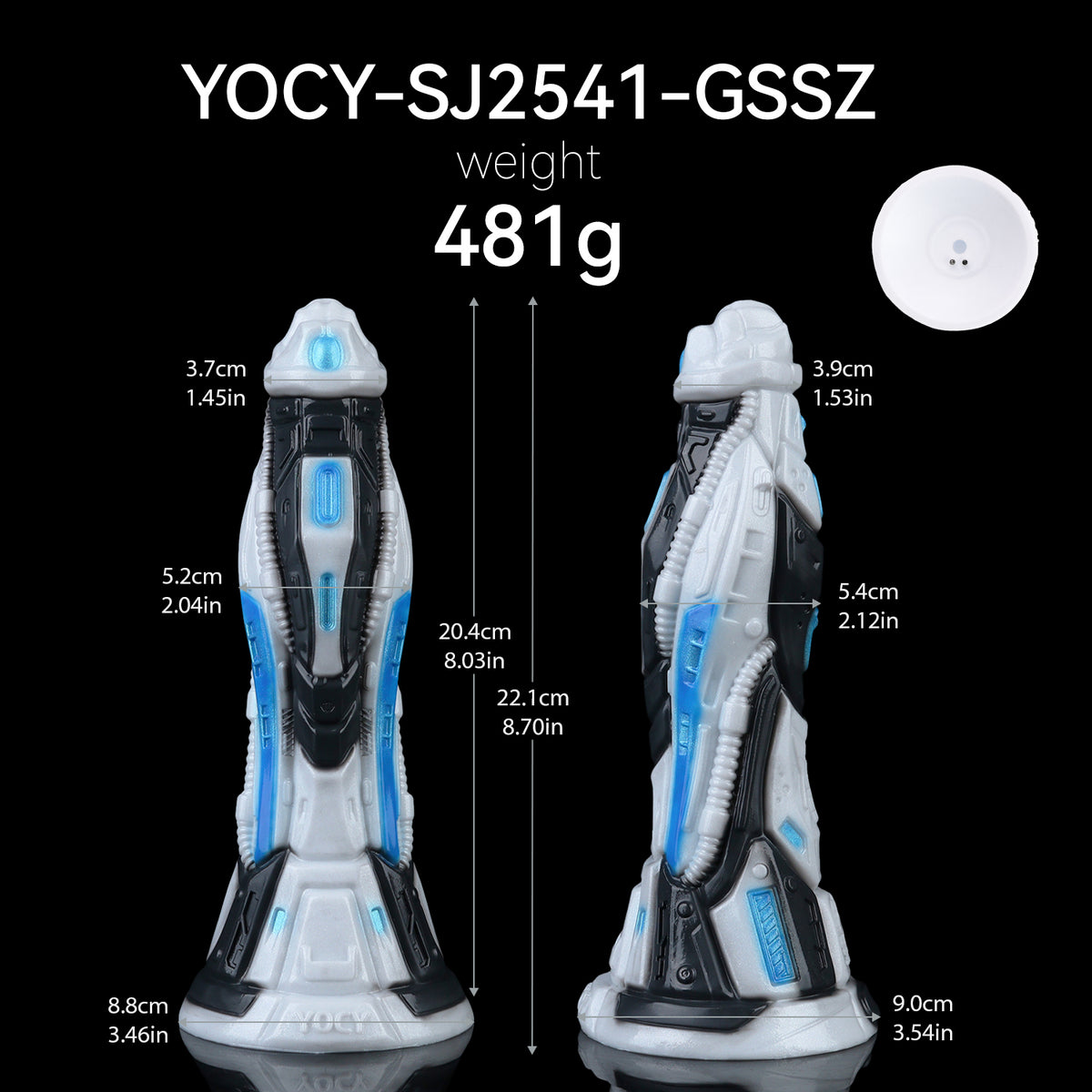 App-Controlled Vibrating Cyber Dragon Dildo with Hands-Free Suction Base & Wireless Remote for Shower & Solo Play