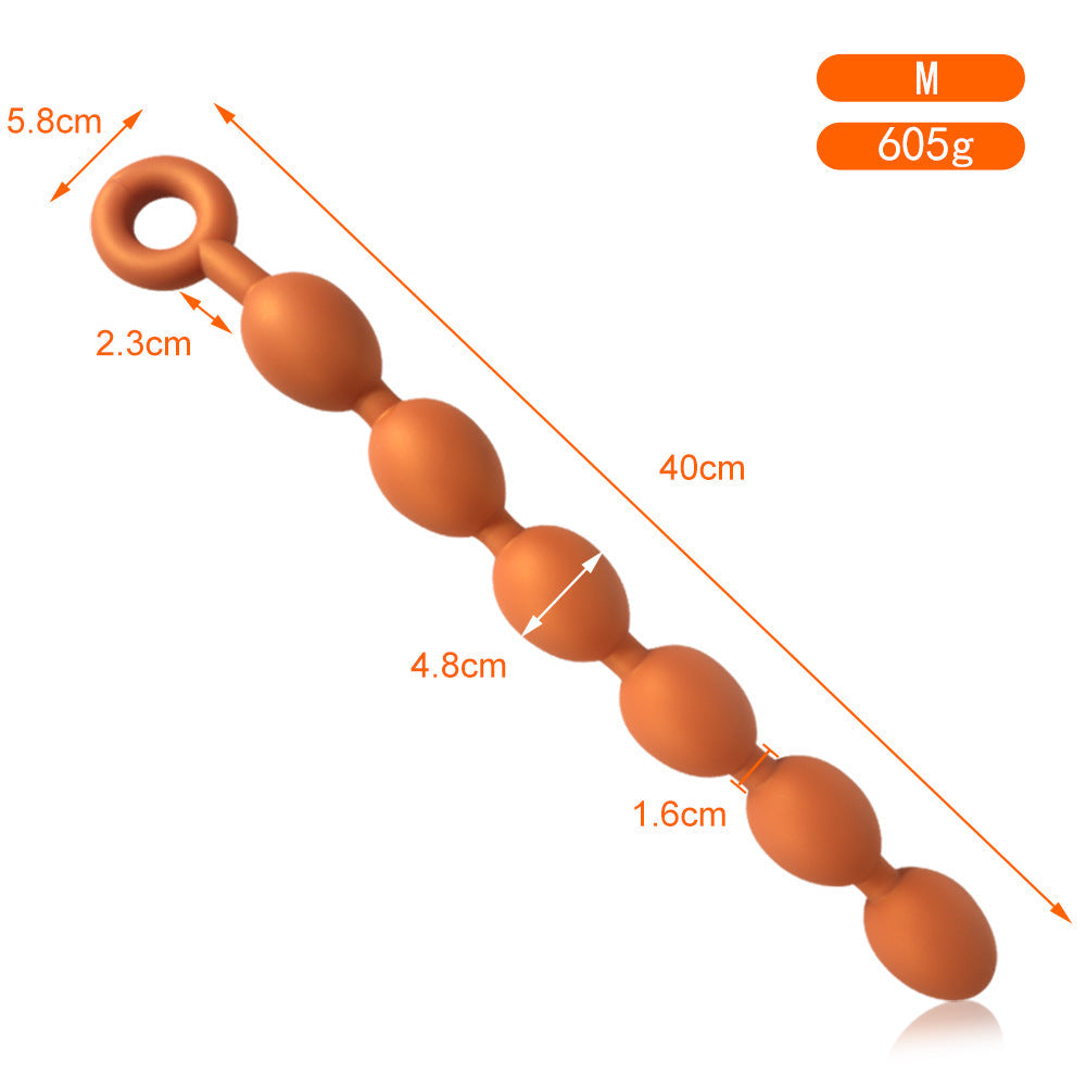 Dragon Egg Huge Dildo Anal Beads - Soft Silicone Anal Expander Wild Sex Pleasure