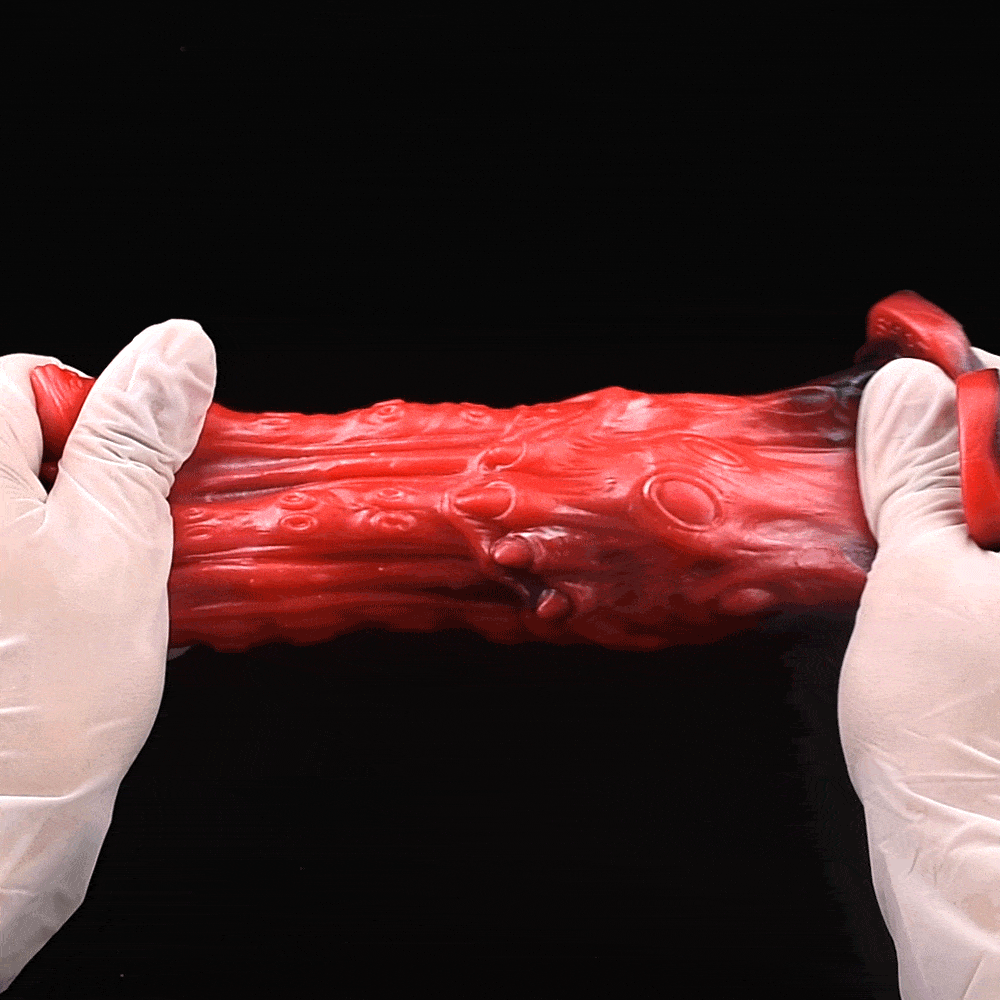 Monsterdildo Fantasy vibrierende Penishülle – halbumwickelte Penishüllenverlängerung