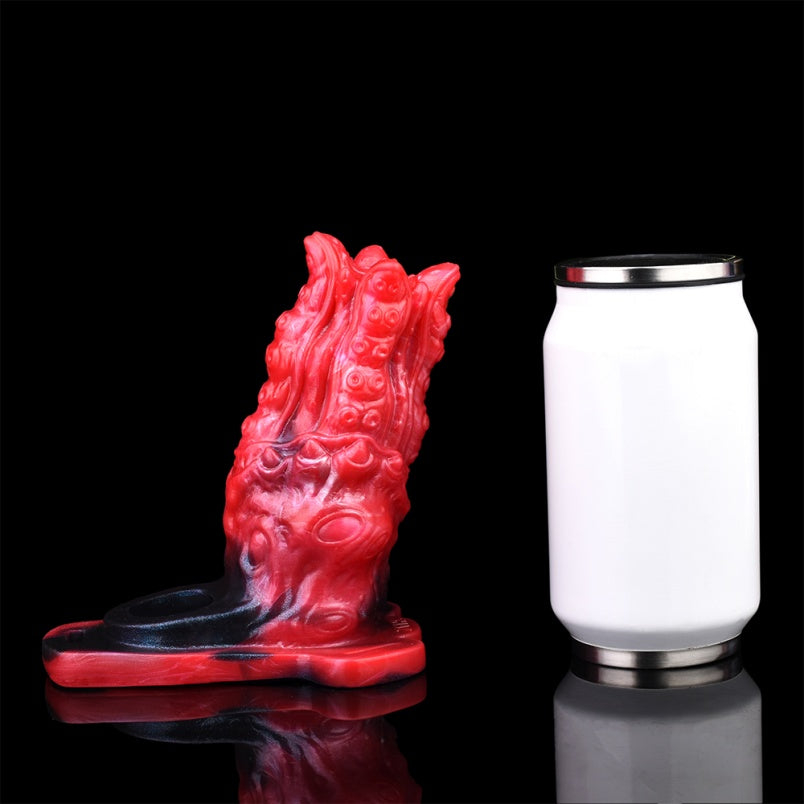 Monsterdildo Fantasy vibrierende Penishülle – halbumwickelte Penishüllenverlängerung
