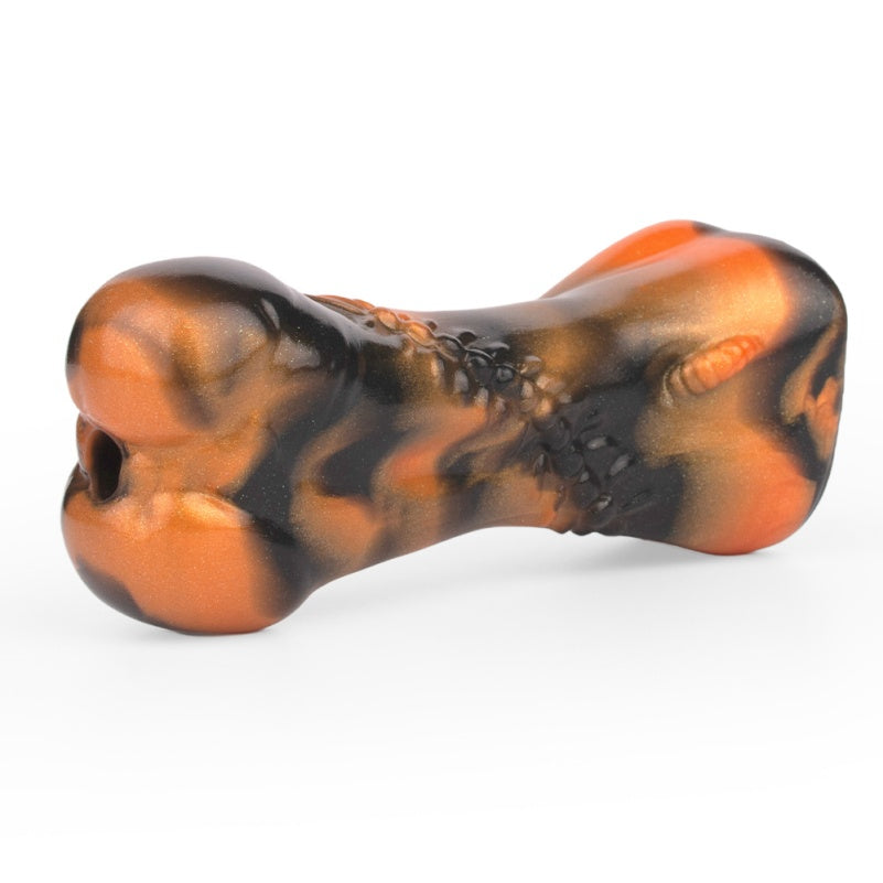 Ensemble de bâillons de bondage en os orange encre - Jouets sexuels coquins BDSM oraux fantastiques pour femmes et hommes