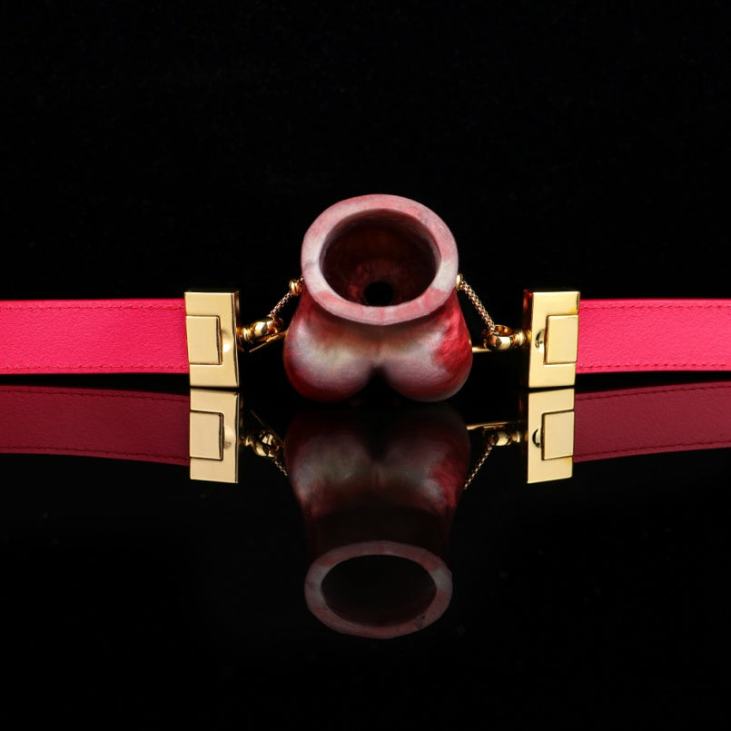 Vertical Dildo Gag Bondage Set - Wearable Ballgag Lustrous BDSM Sex Game Play