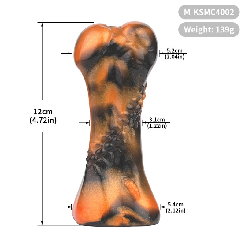 Ensemble de bâillons de bondage en os orange encre - Jouets sexuels coquins BDSM oraux fantastiques pour femmes et hommes
