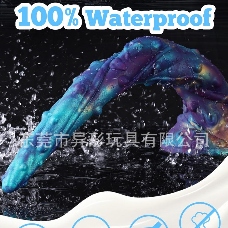 Anal Expansion Ultra-Long Butt Plug Fantasy Dildo - Tentacle Silicone Bondage BDSM Toy