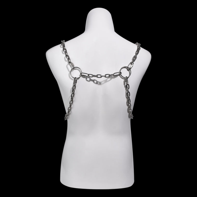 Nippelklemmen aus Metall, Bondage-Set – Verstellbarer Strap-on, kompatibel mit intensiven BDSM-Spielzeugen