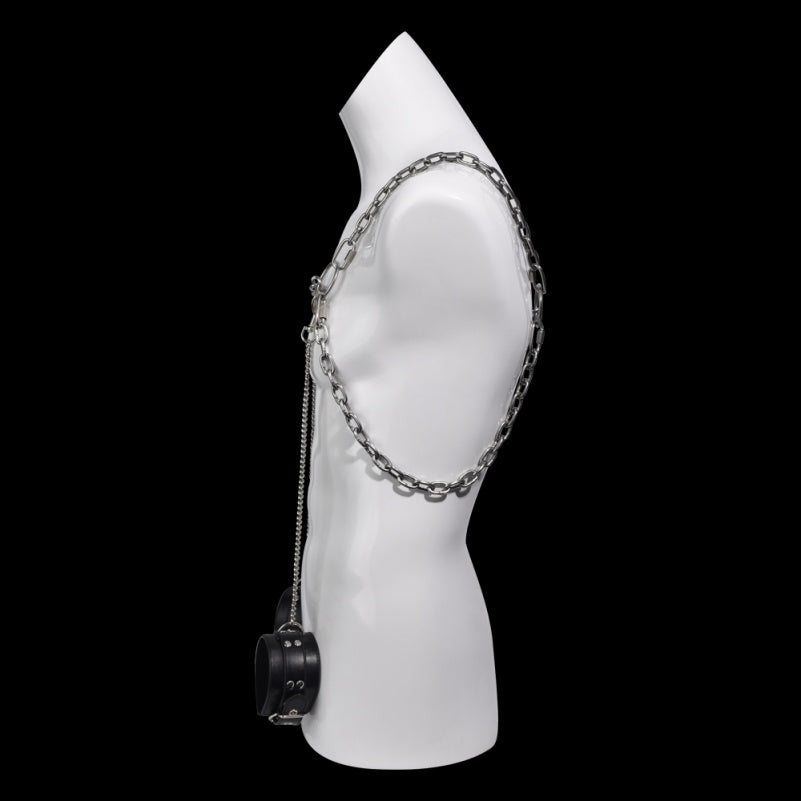 Nippelklemmen aus Metall, Bondage-Set – Verstellbarer Strap-on, kompatibel mit intensiven BDSM-Spielzeugen